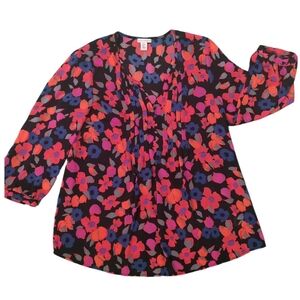 mercer & madison Vibrant Floral Top